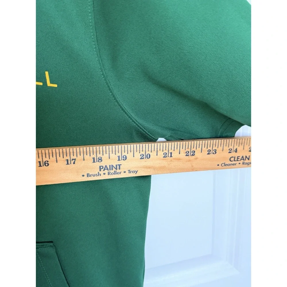 Nike Baylor Bears Football Sugar Bowl Dri-FIT Short Sleeve Hoodie S Green 1026